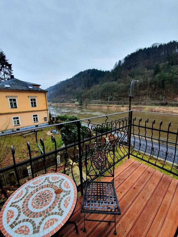 Labsky Dvur Lägenhet Hřensko Exteriör bild